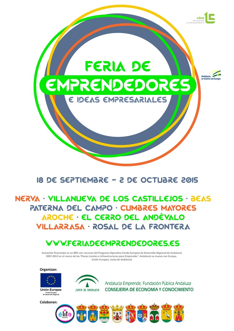 Feria de Emprendedores e Ideas Empresariales. Septiembre - Octubre 2015.