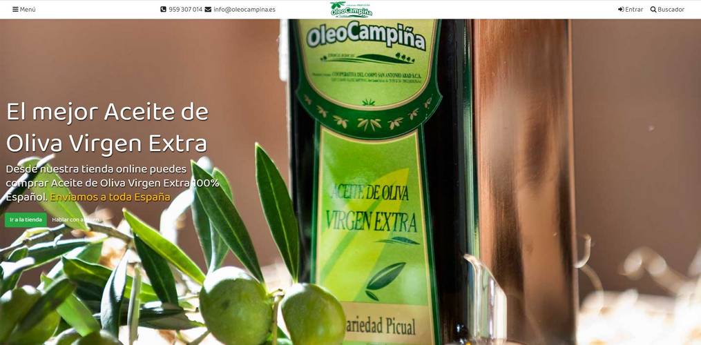 Tienda Online Aceite de Huelva OleoCampiña