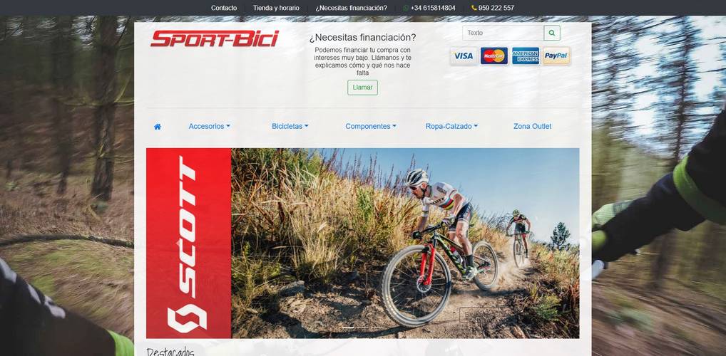Web Sport-Bici Biciletas Huelva